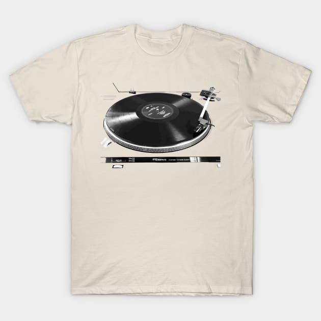 Record Player - Vintage T-Shirt by callingtomorrow